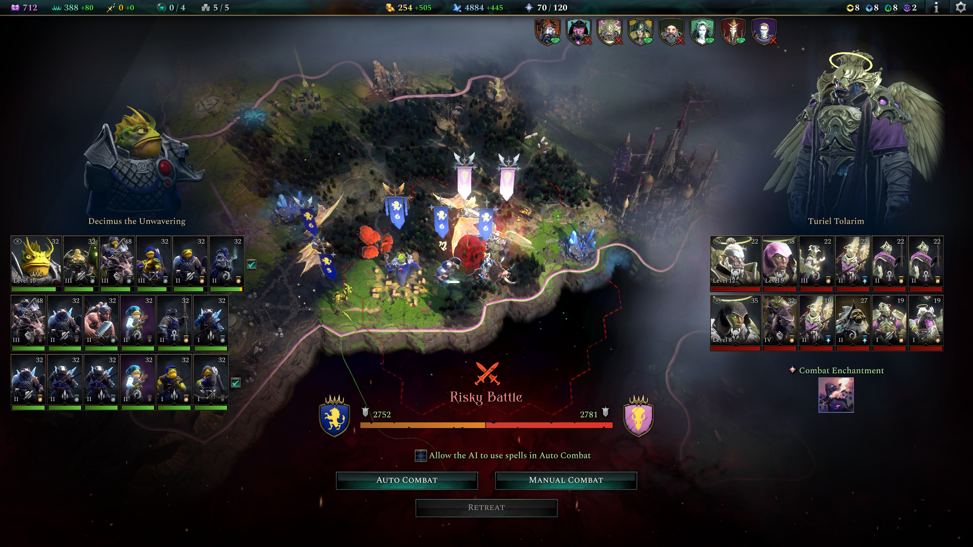 304. As Decimus leads his army towards Sacrosanct, it comes under attack  Turn 113.png